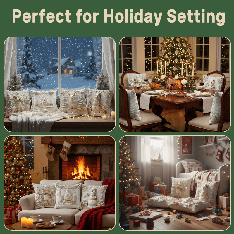 ๐
๐ Festive Christmas Cushion Cover